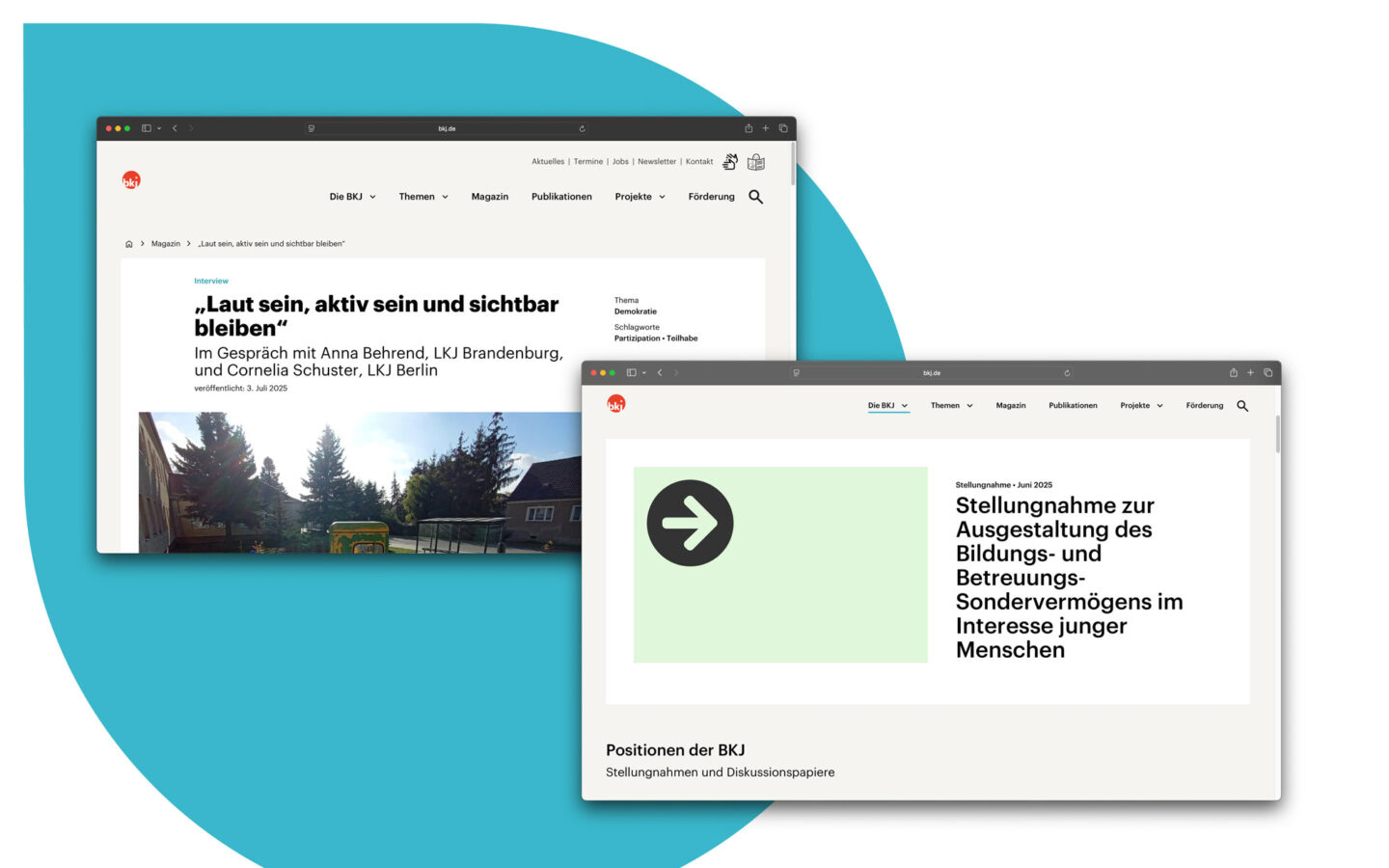 Büro Gestalten: BKJ Website Redesign