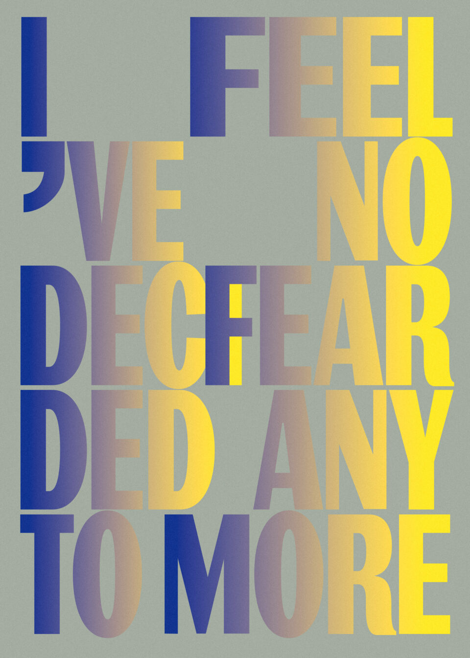 Karsten Rohrbeck: I decided to feel no fear anymore Poster