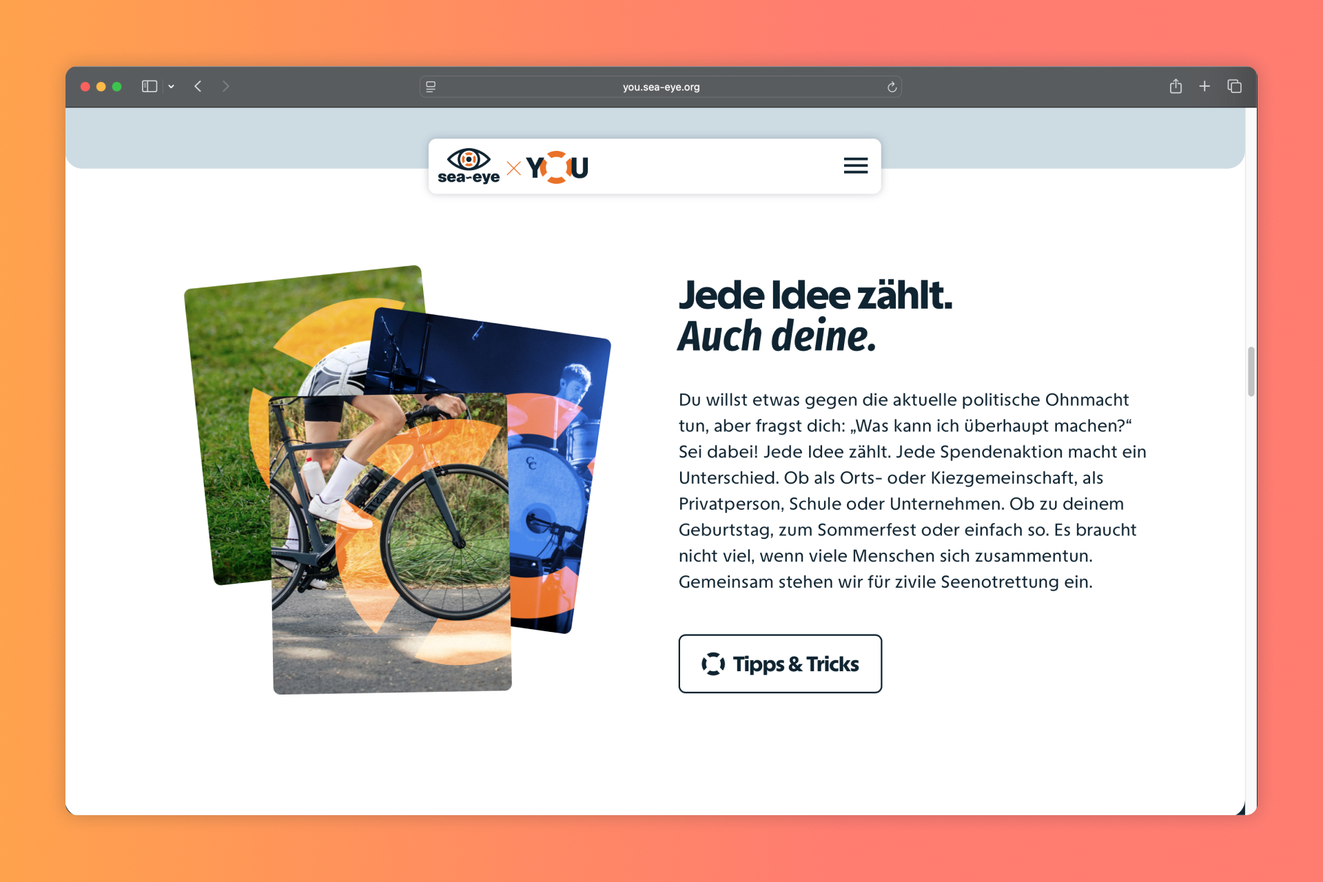 Büro Gestalten: Sea x You Sommerkampagne — Desktop Screenshot