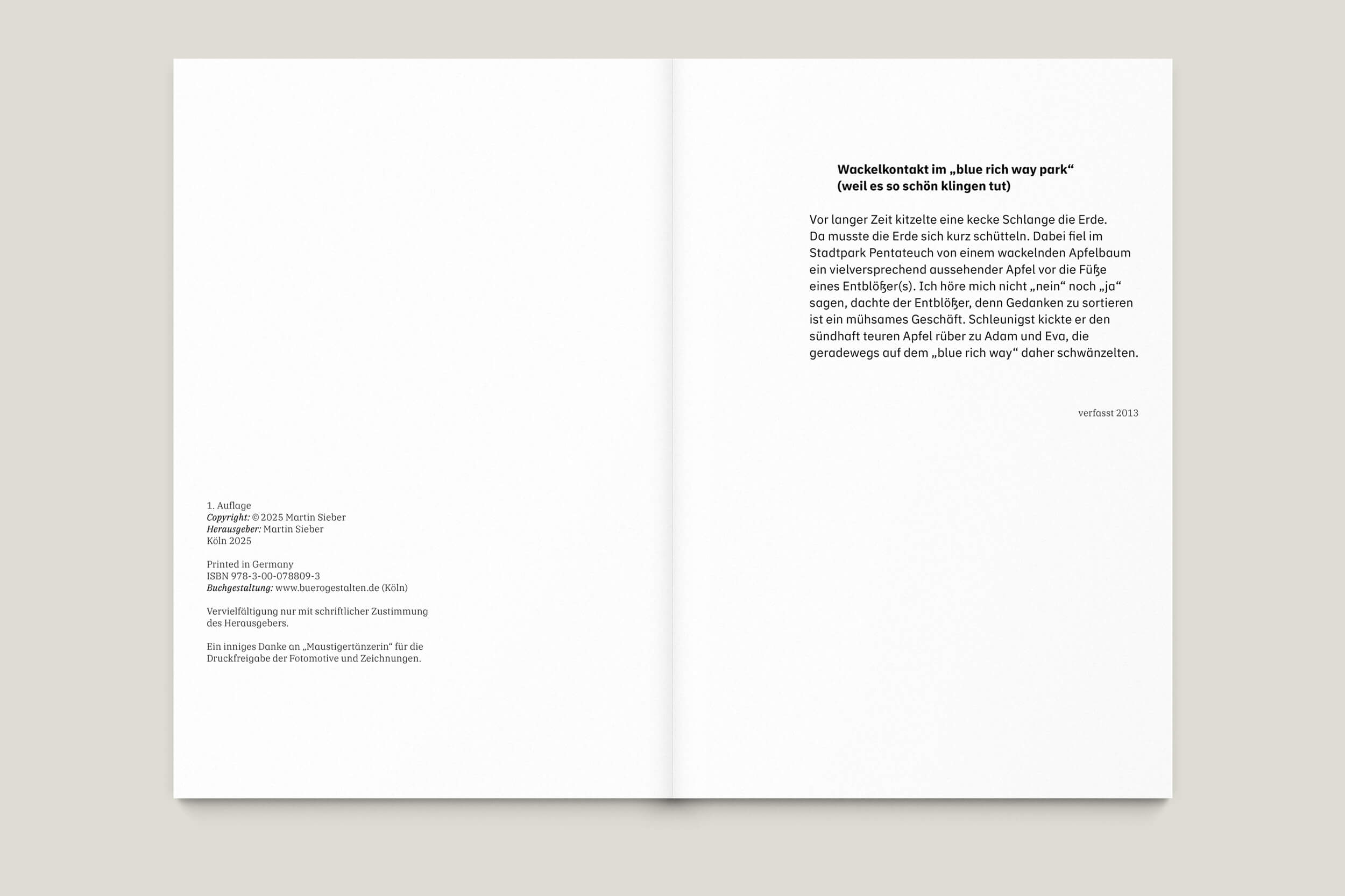 Büro Gestalten: Anstiftung zum Gerangel, Gedichtband (S. 02–03, MU)