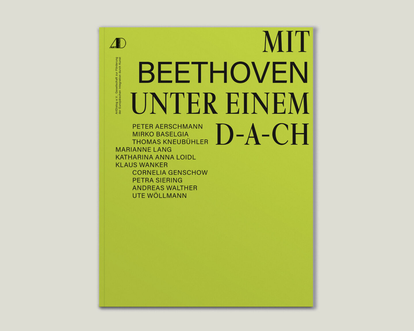 Büro Gestalten: Kunstkatalog Beethoven Ausstellungskatalog Cover Titel