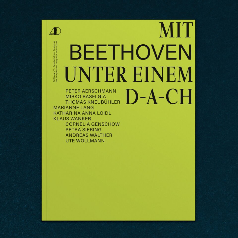 Büro Gestalten: Kunstkatalog Beethoven Ausstellungskatalog Cover Titel