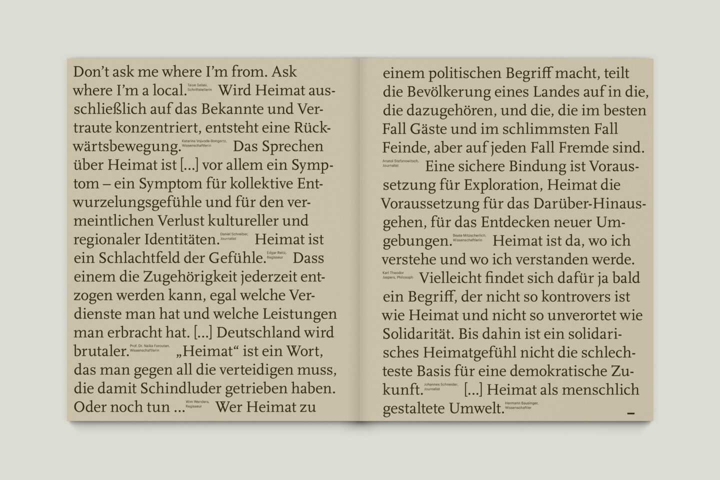 Büro Gestalten: KUBI Magazin Ausgabe 16 Typografie Zitate