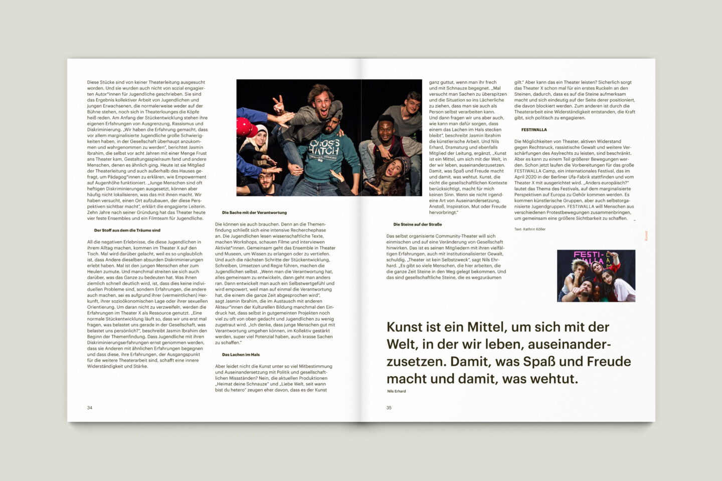 Büro Gestalten: KUBI Magazin Ausgabe 17 Artikel Layout