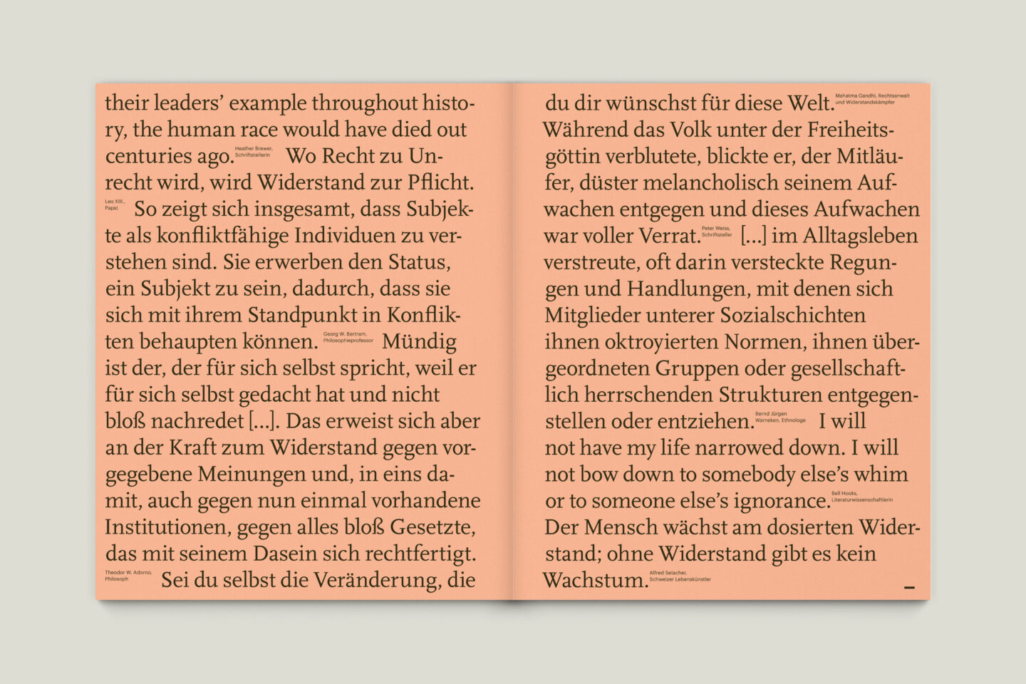 Büro Gestalten: KUBI Magazin Ausgabe 17 Typografie Zitate