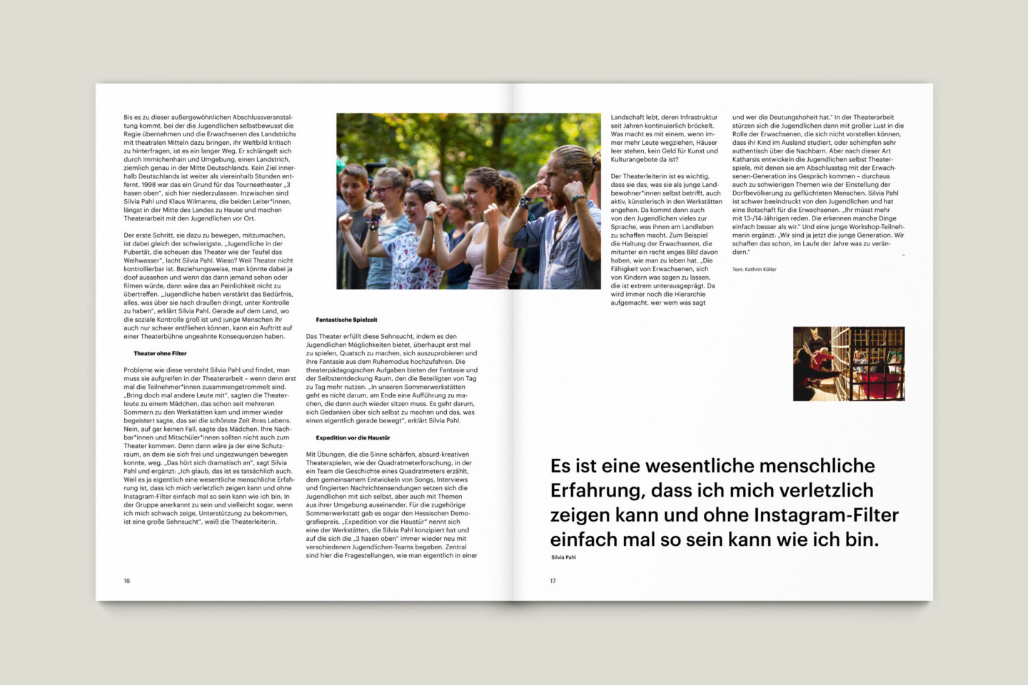 Büro Gestalten: KUBI Magazin Ausgabe 18 Artikel Layout