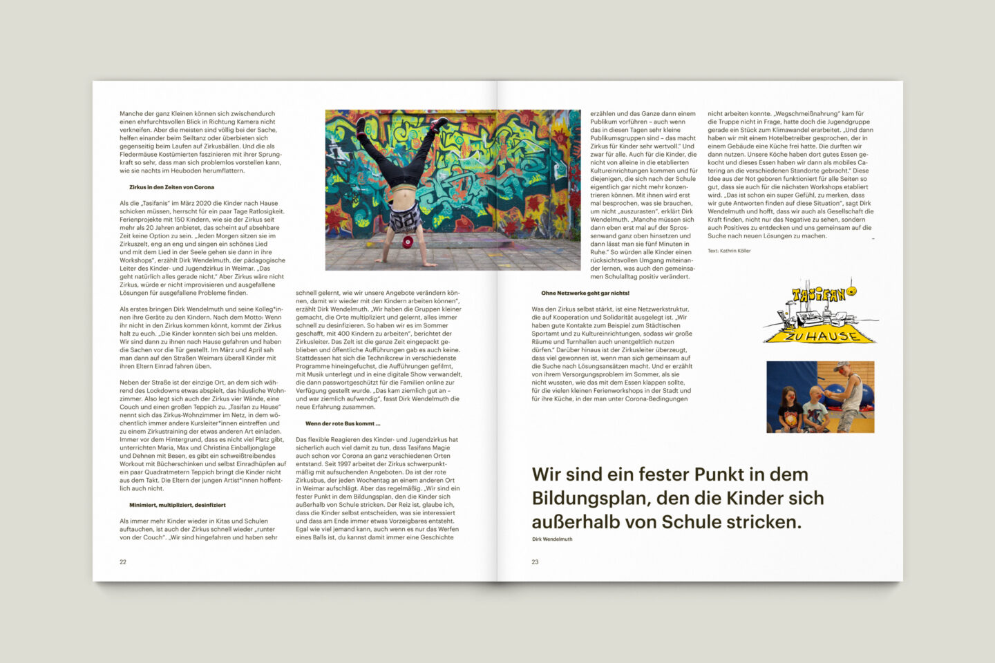 Büro Gestalten: KUBI Magazin Ausgabe 20 Artikel Layout