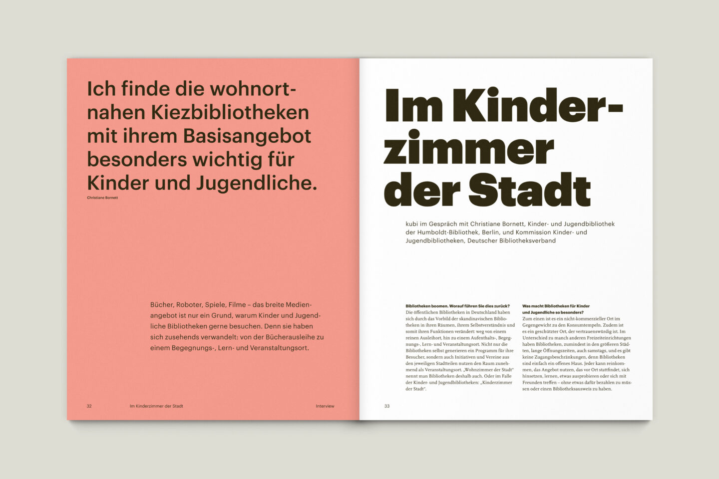 Büro Gestalten: KUBI Magazin Ausgabe 20 Editorial Interview
