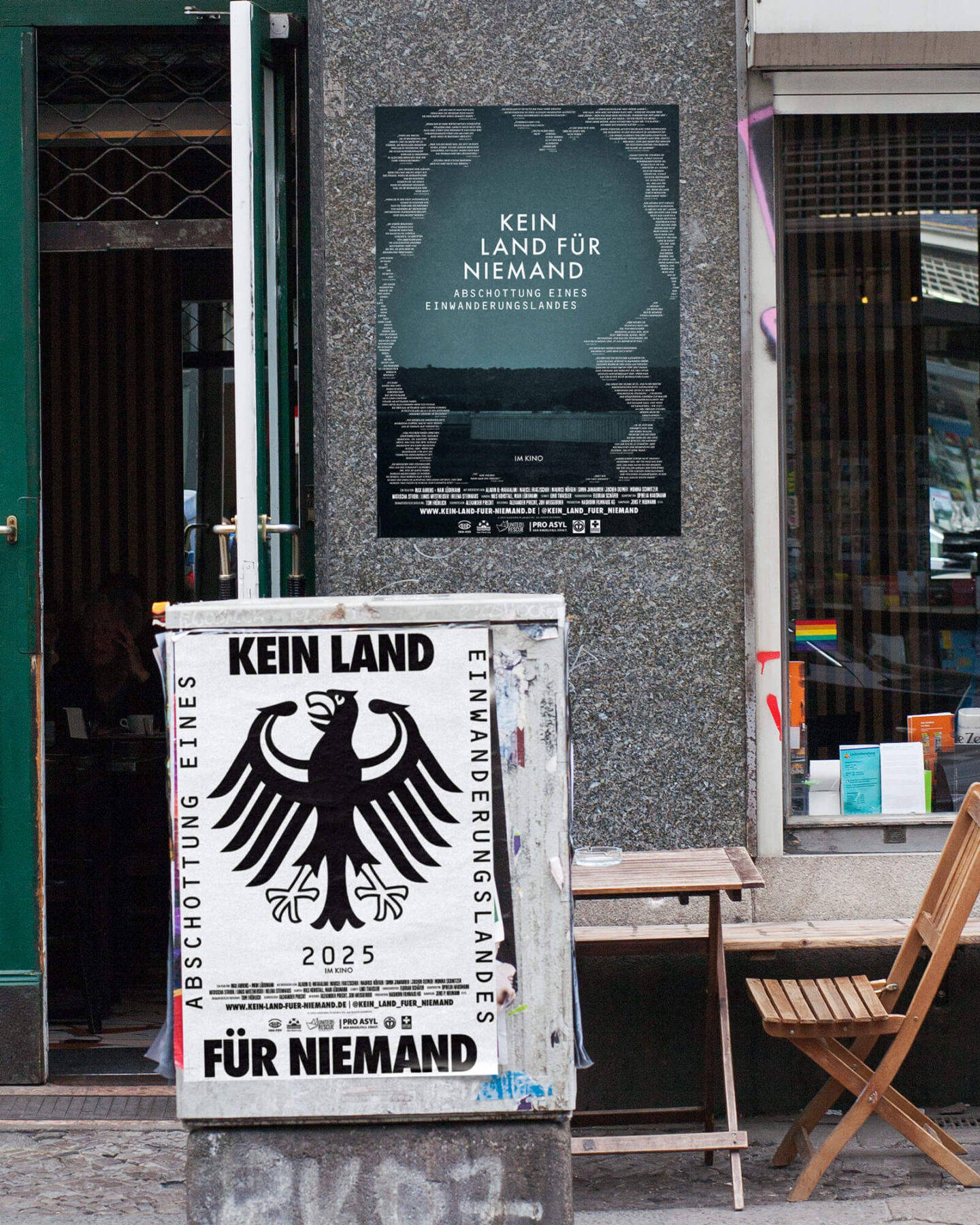 Büro Gestalten: Kein Land für Niemand Poster (2 Motive, MUa 4:5)