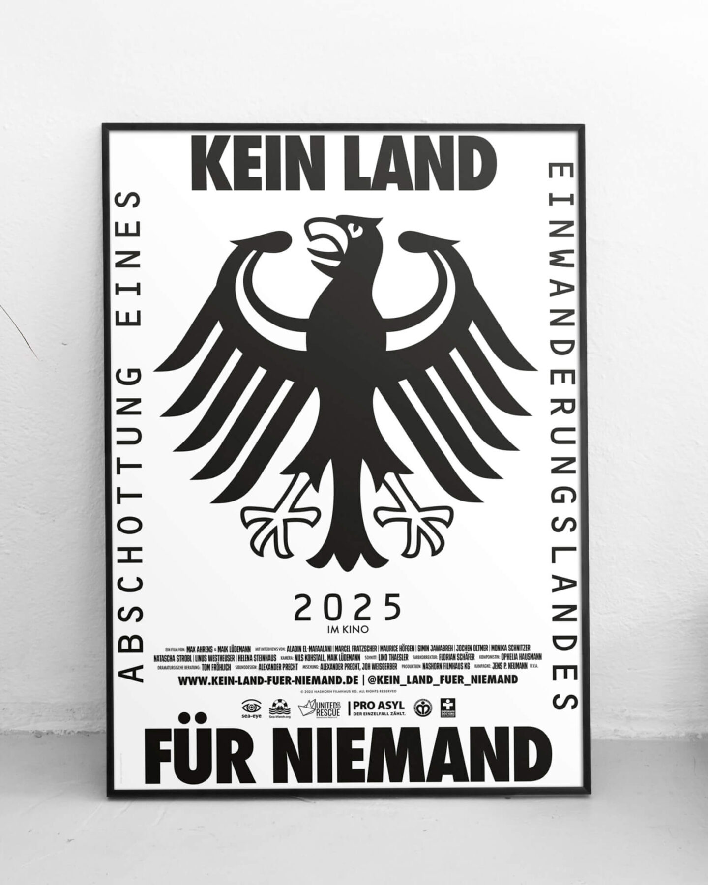 Büro Gestalten: Kein Land für Niemand Poster (Motiv 2, MUd 4:5)