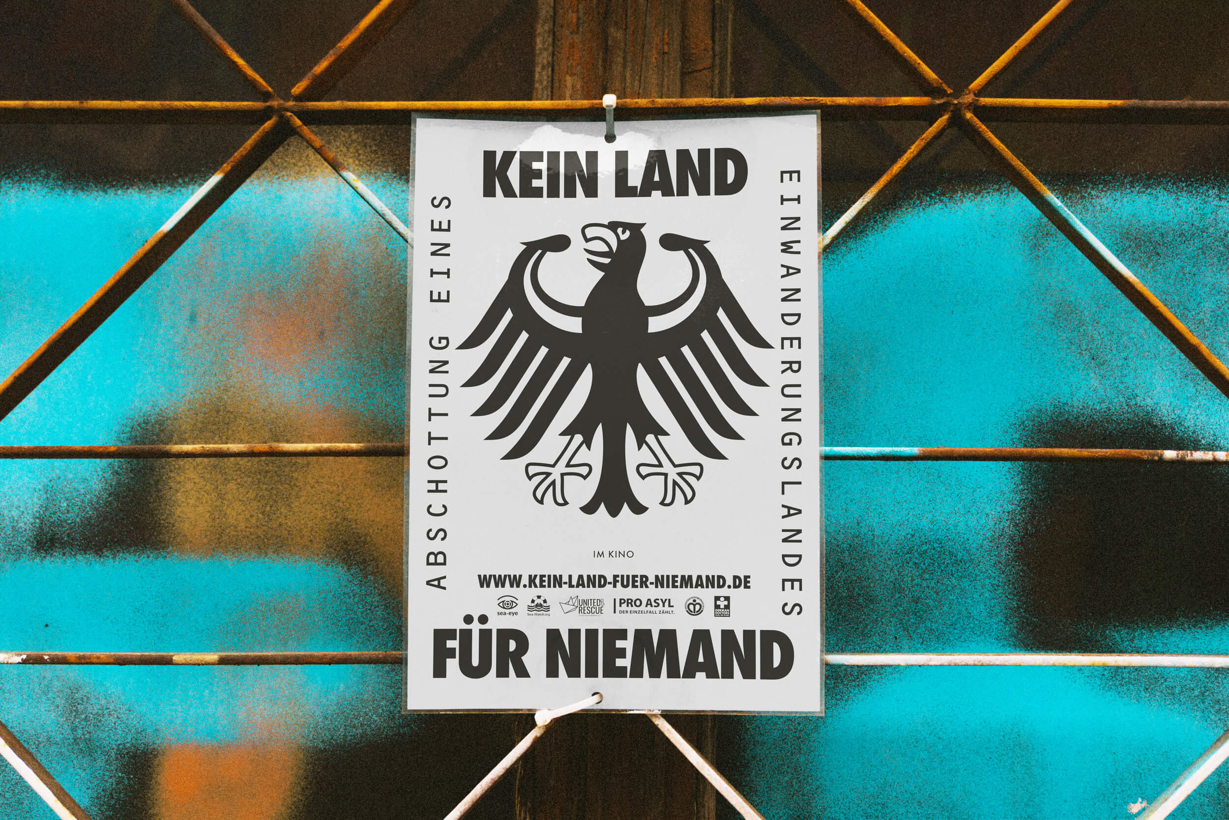 Büro Gestalten: Kein Land für Niemand Sticker MU