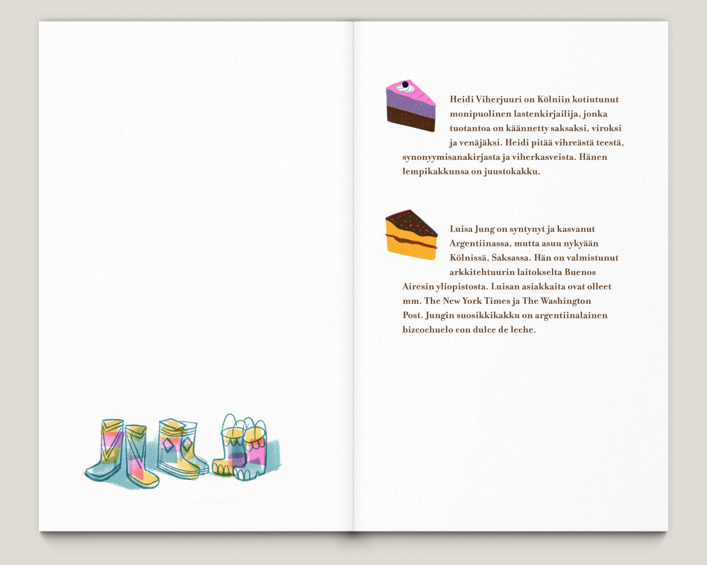 Büro Gestalten: Kolme Kuningatarta – Kinderbuch (S. 36–37, MU, Illustration: Luisa Jung, Text: Heidi Viherjuuri)