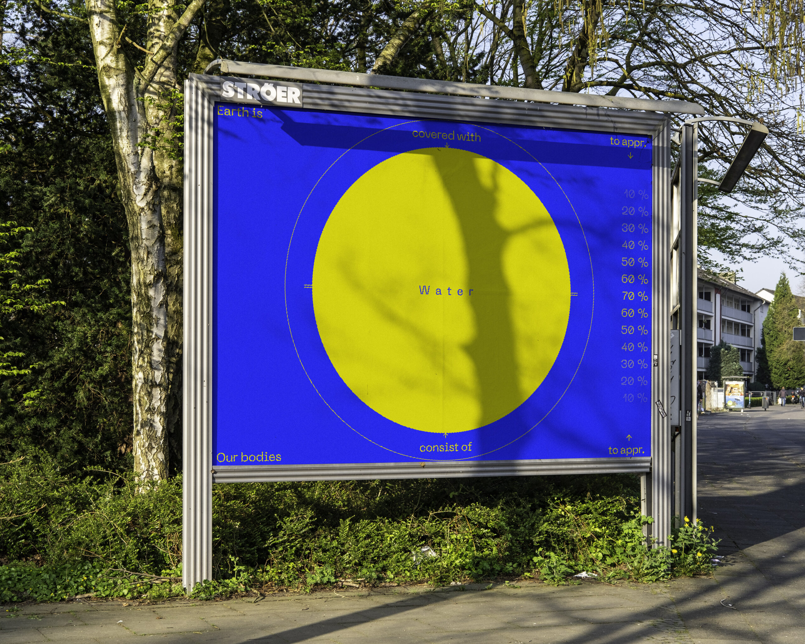 Büro Gestalten: Tag des Meeres 18/1 blau/gelb Mockup