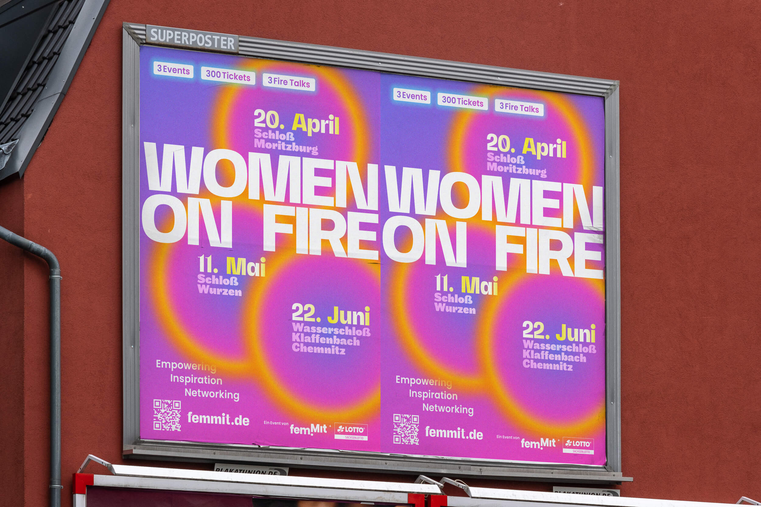 Büro Gestalten: Veranstaltungskommunikation (Women on Fire)