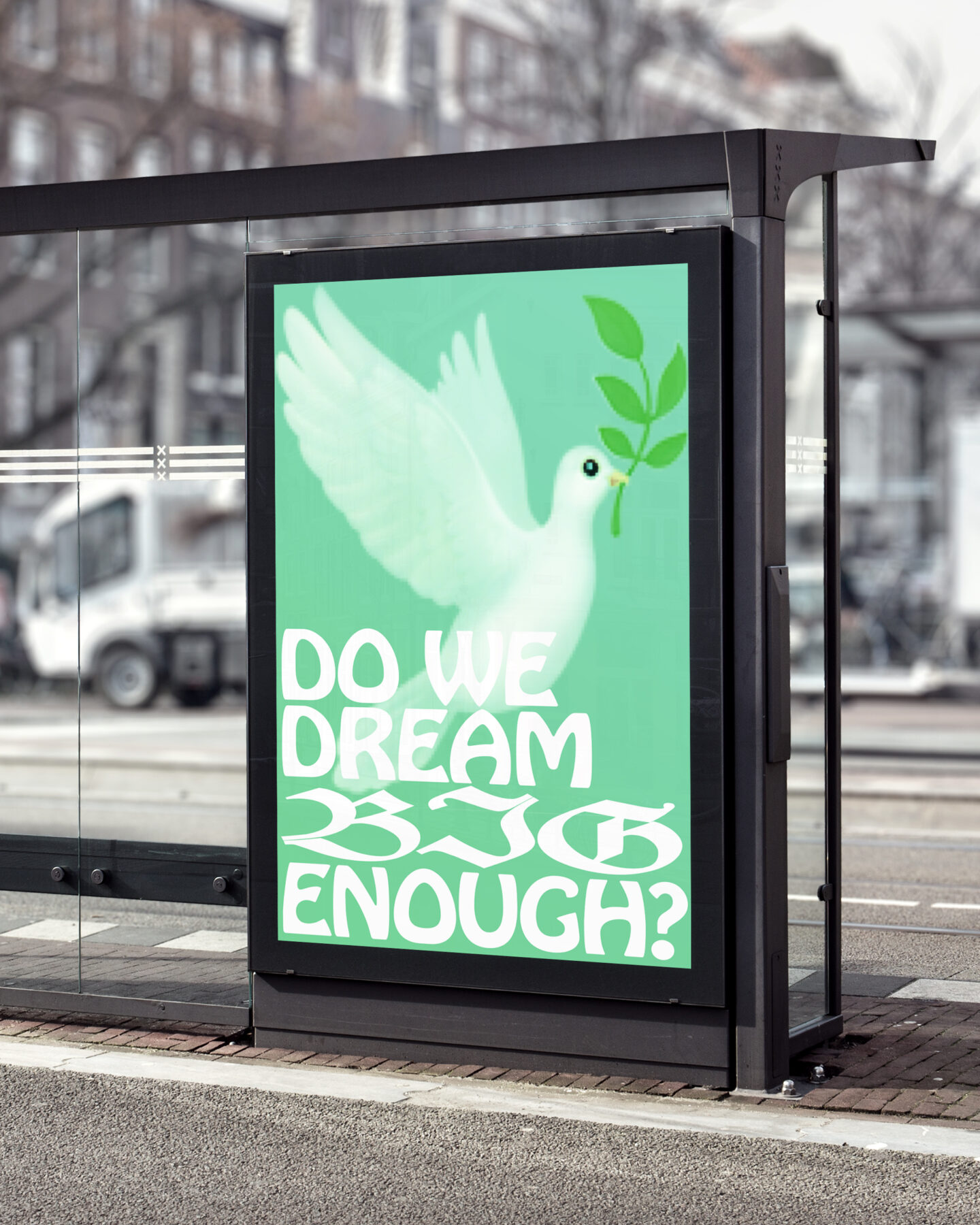 Karsten Rohrbeck: Dream Big Poster (Bus Stop Billboard MockUp 2)