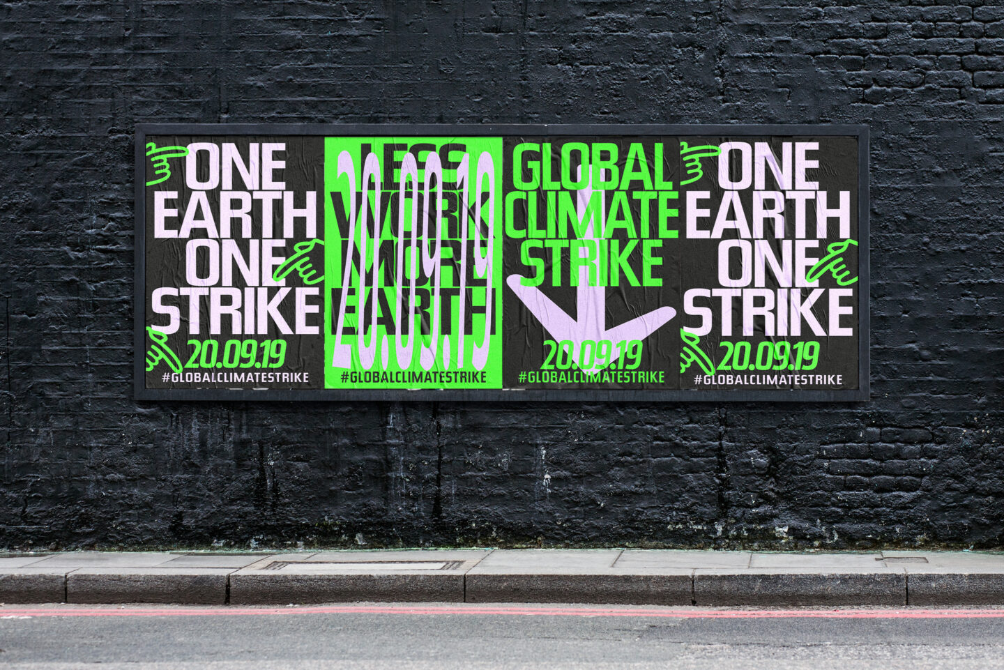 Poster-Design Global Climate Strike 2019, Karsten Rohrbeck: Mock-Up3