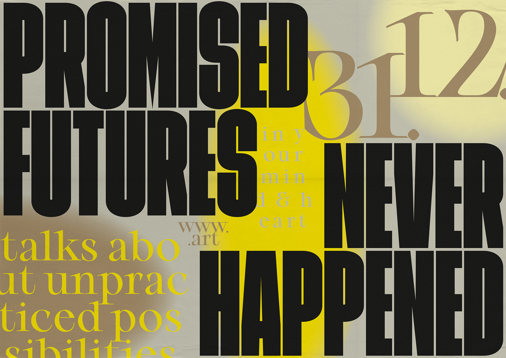 Karsten Rohrbeck: Promised Futures Never Happened (18/1 Poster)