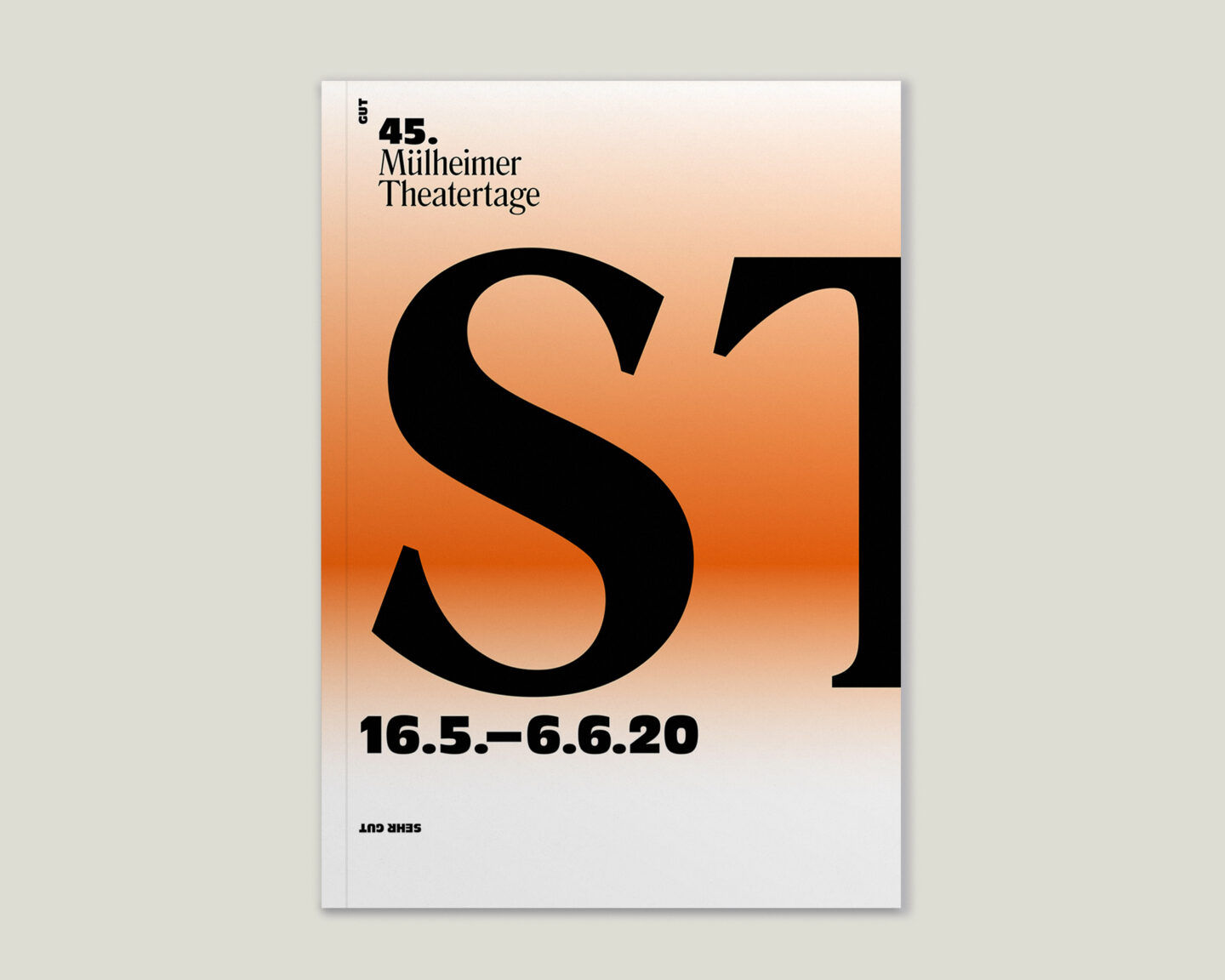 Programmbroschur Stücke 45 – Mülheimer Theatertage 2020 cover hell